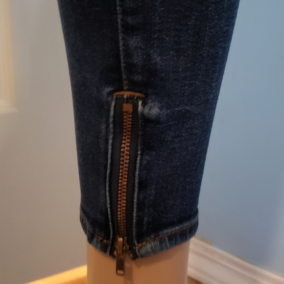 𝅺J Brand Super Skinny Ankle Zip Jeans Size 25 - Picture 6 of 12